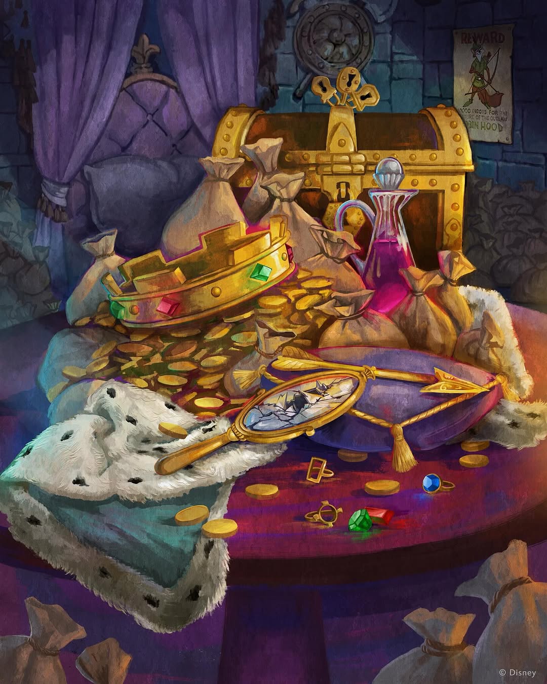 Three Villain Still Lifes — detail view